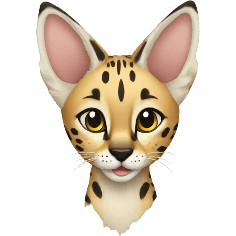 Cute Serval emoji