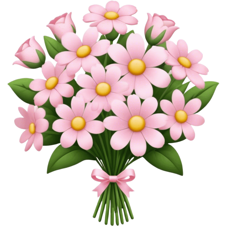 pale pink flower bouquet  emoji