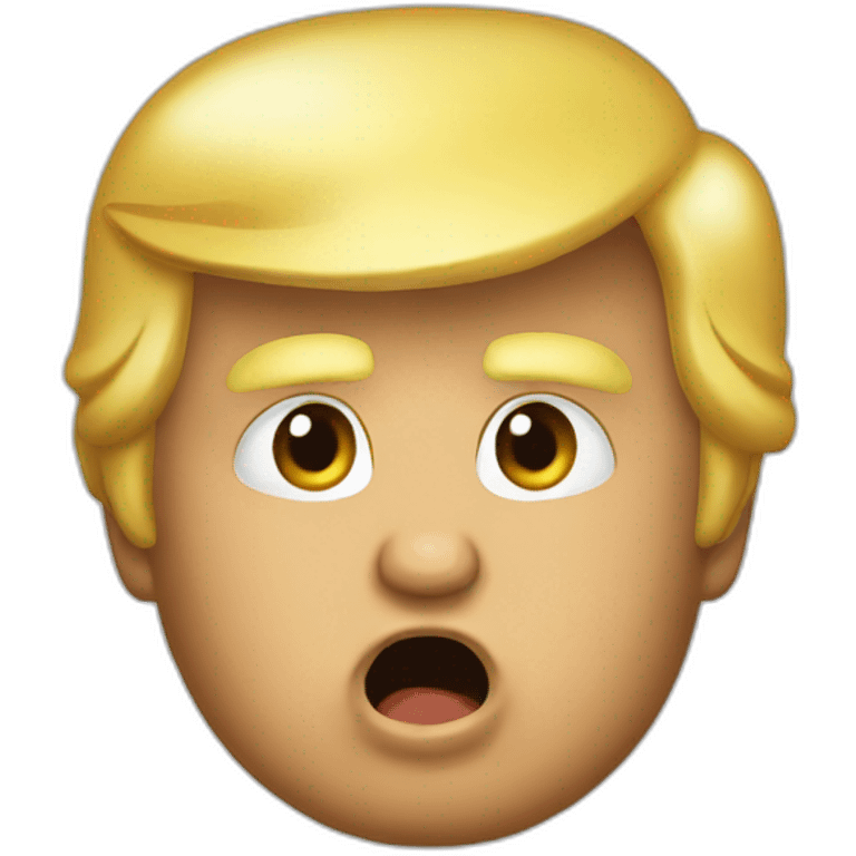 Trump qui mange emoji