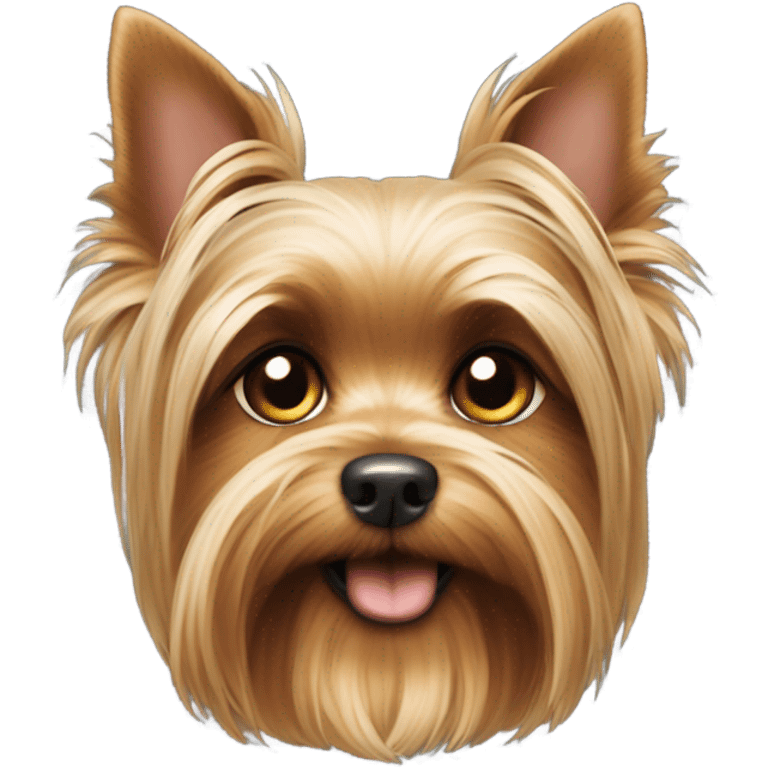 Short hair yorkie emoji