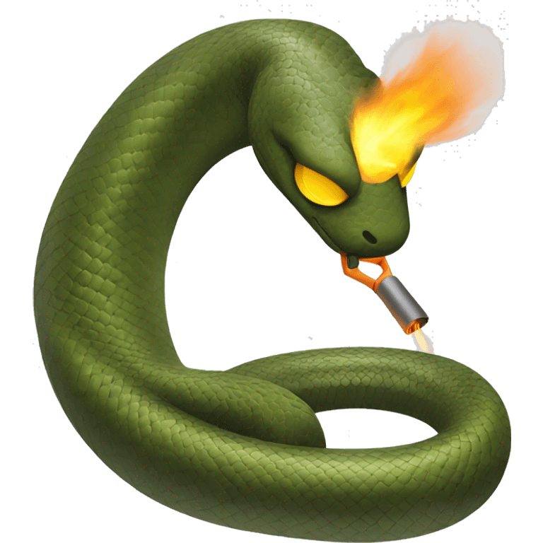 Snake welding emoji