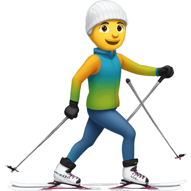 Male Cross Country Skier Skating emoji