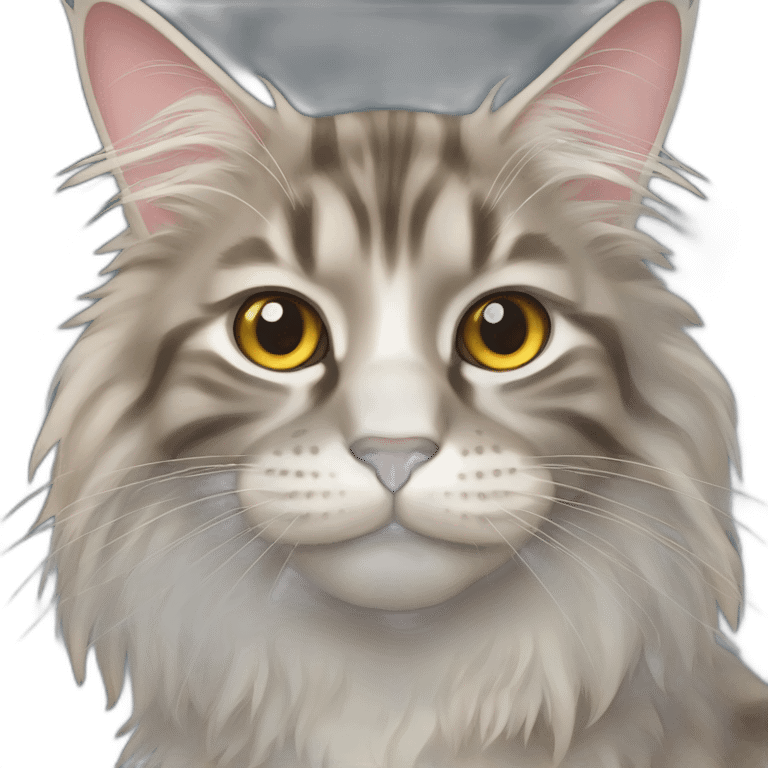 maine coon cat emoji