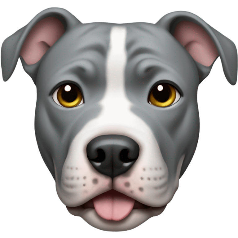 grey pitbull emoji