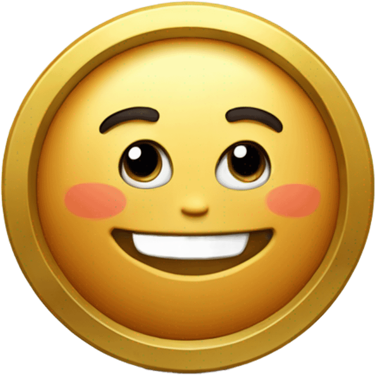 Bitcoin cute mascot emoji