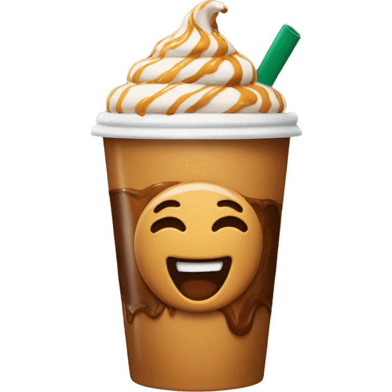 Starbucks caramel  emoji