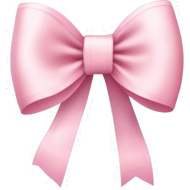 light pink ribbon bow emoji