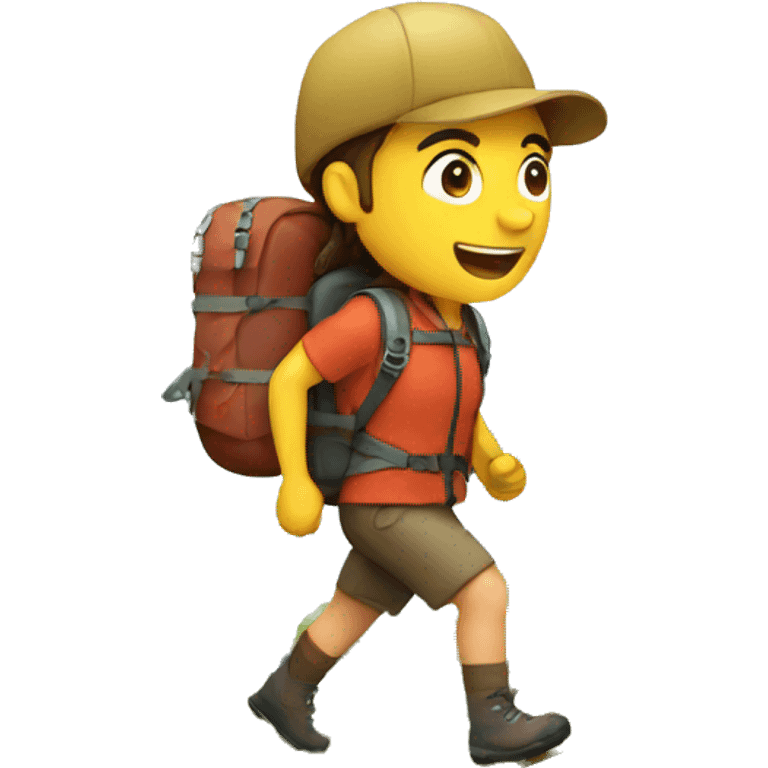 hiker emoji