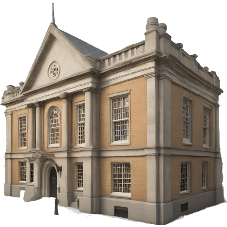 The old town Hall of Great Britain emoji