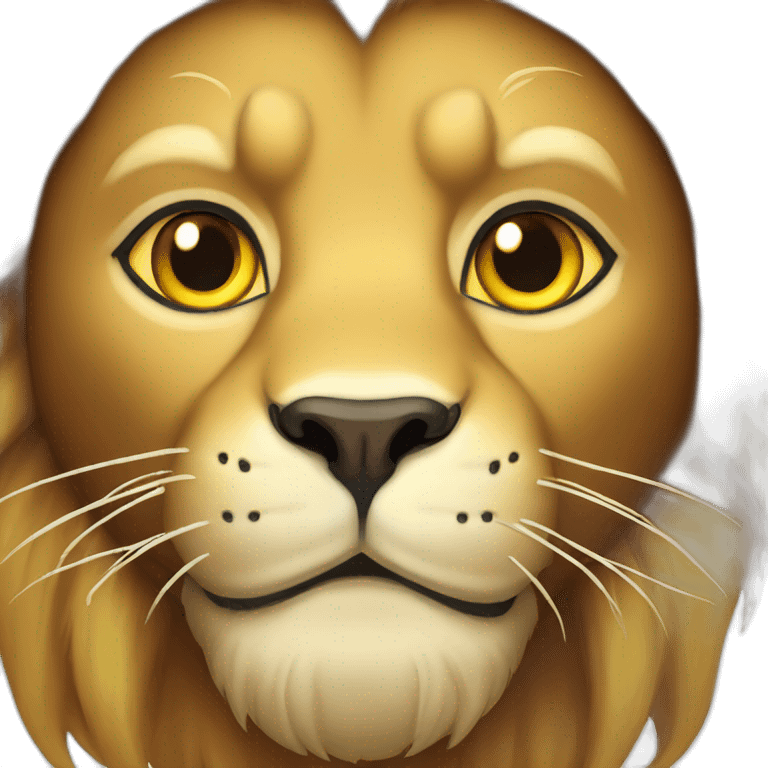 lion superhero emoji