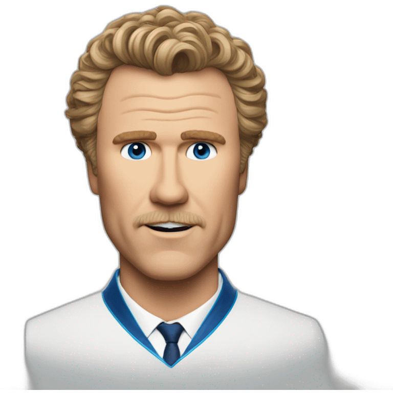 will ferrell in eurovision movie emoji