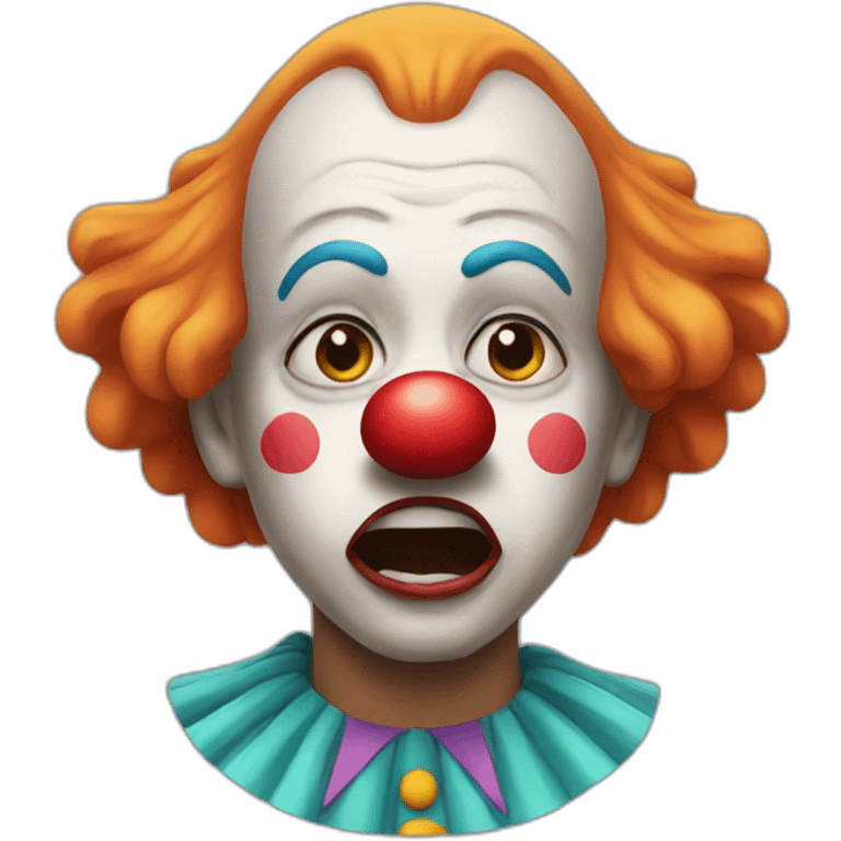 clown crying emoji