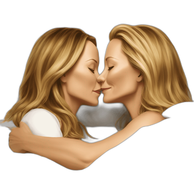 maria bello diane lane kissing each other in bed long haired version emoji