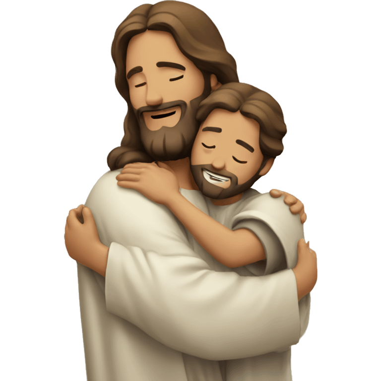 Jesus hug emoji