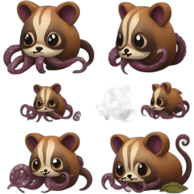 gitlab tanuki eating octopus emoji