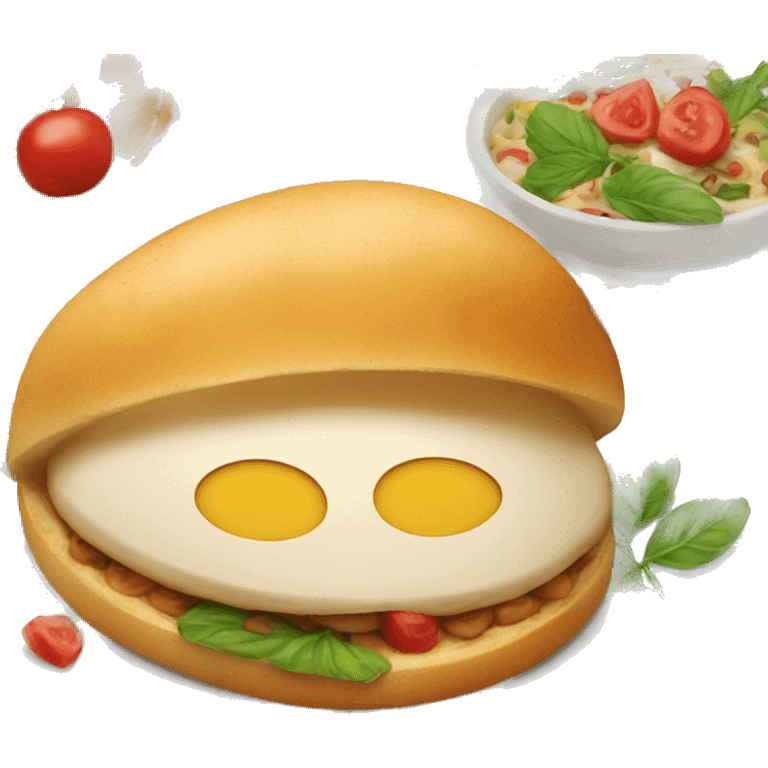 delicious food on table emoji