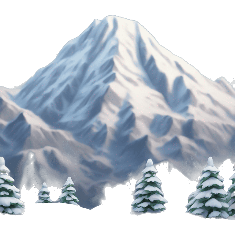 snowy mountian emoji