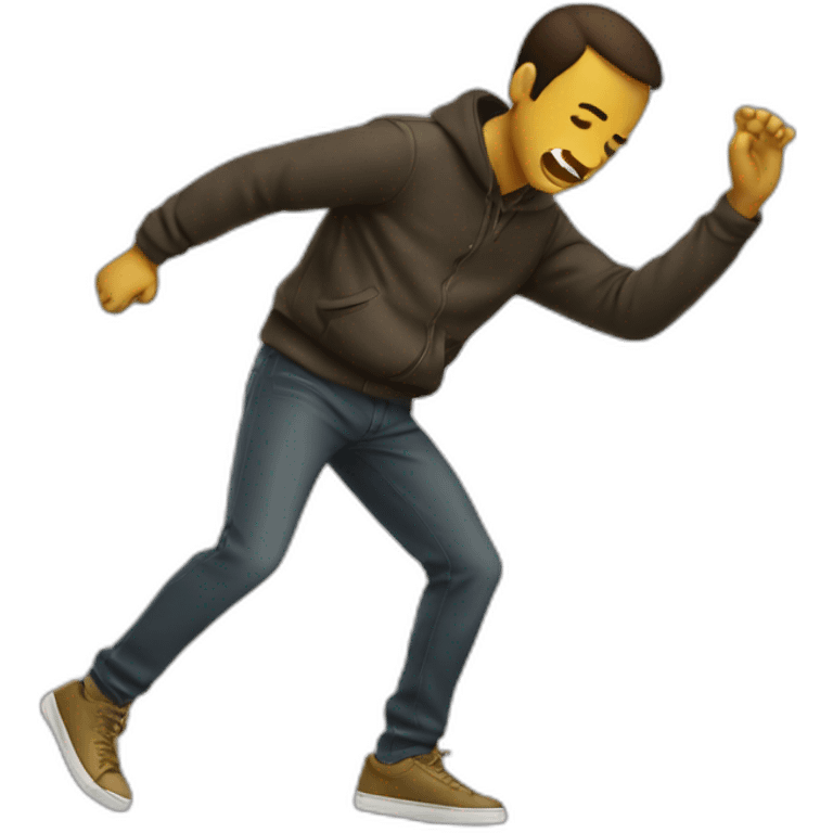 Homme qui dab emoji