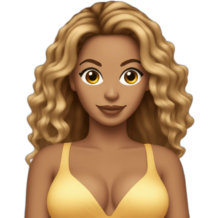 beyonce with hair emoji