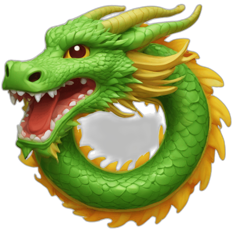 Chinese dragon Ouroboros emoji