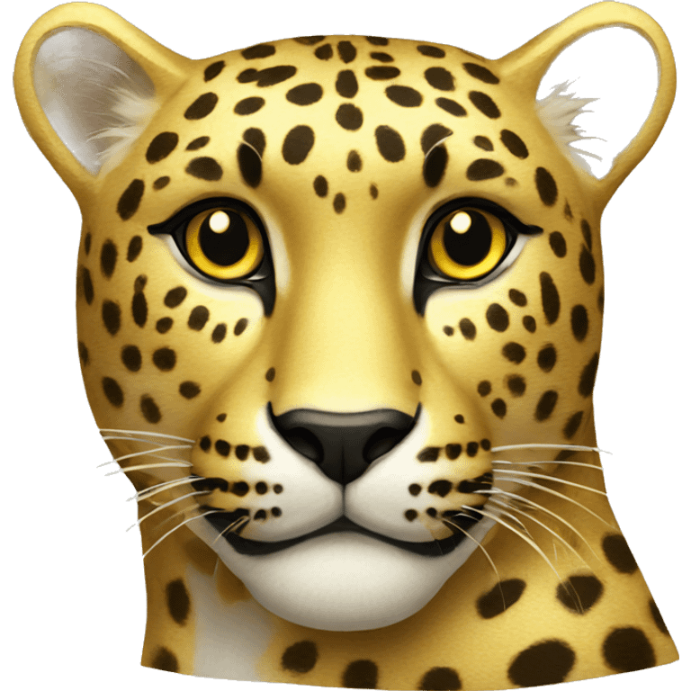 golden leopard  emoji