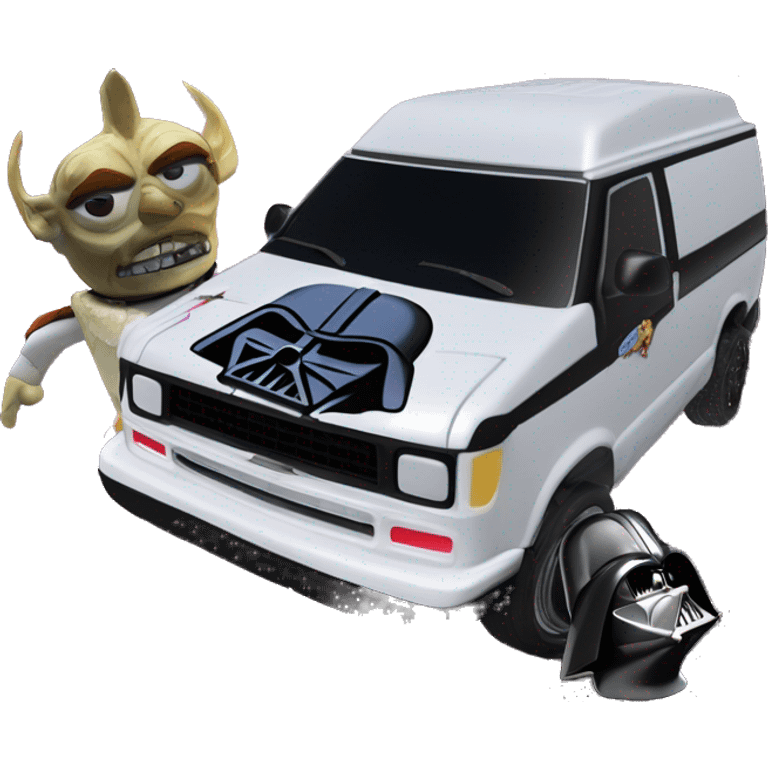 Toy Story Darth Vader themed rc car van emoji