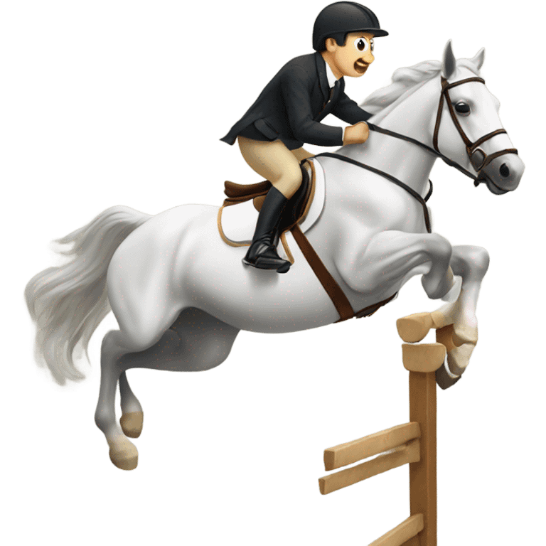 Horse jumping emoji