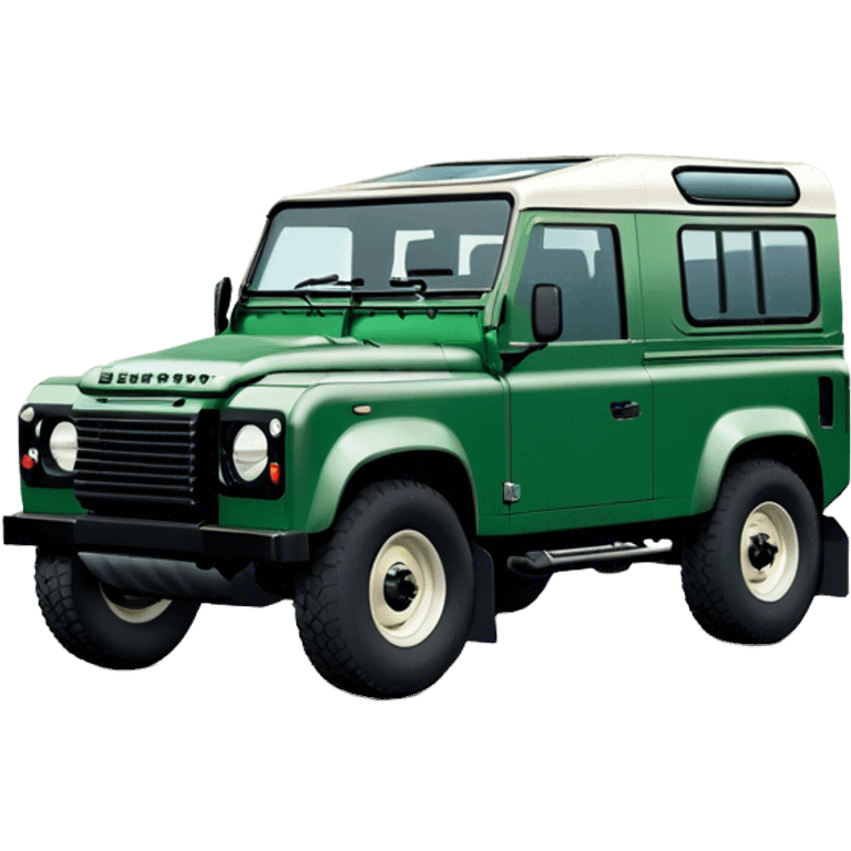 Land Rover Defender - Land Rover (Model Year: 2022) (Iconic colour: Green) emoji