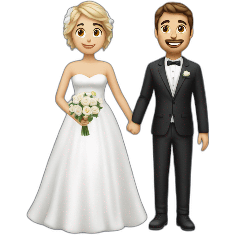 Italian women and white get getting married emoji