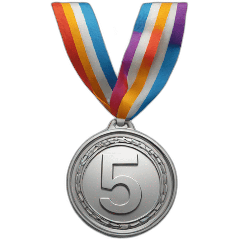 Metal 5th place medal emoji