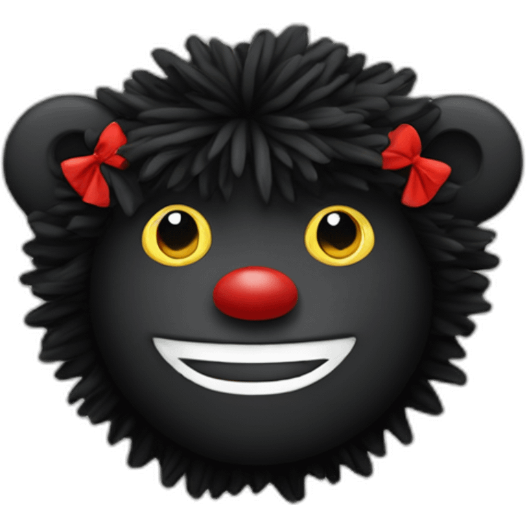 elegant golliwog emoji