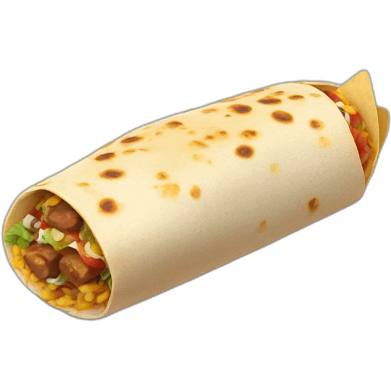 Burrito en vuelo emoji