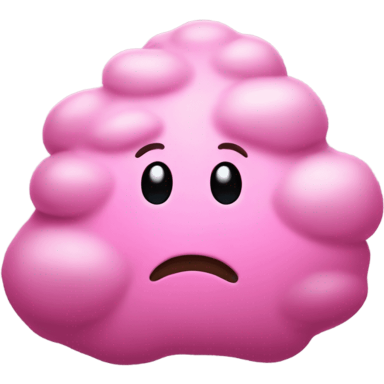 Pink poop emoji