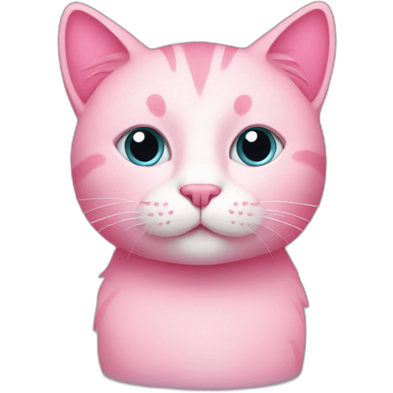 Pink cat emoji