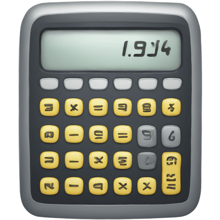 Calculator time emoji