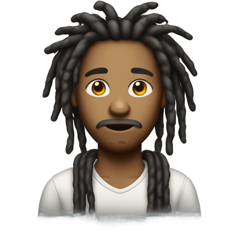 nonchalant dread head emoji