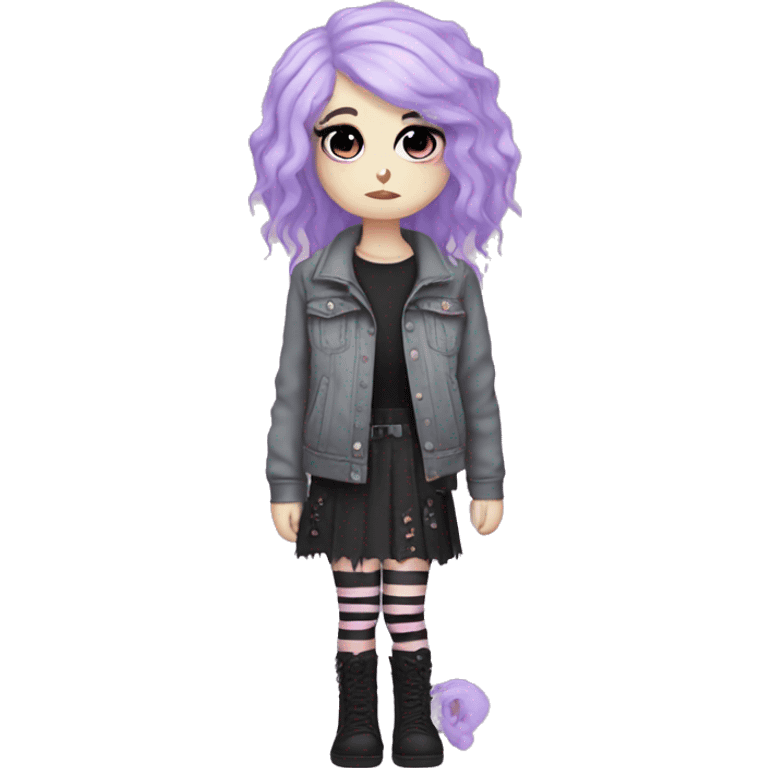 pastel goth emoji