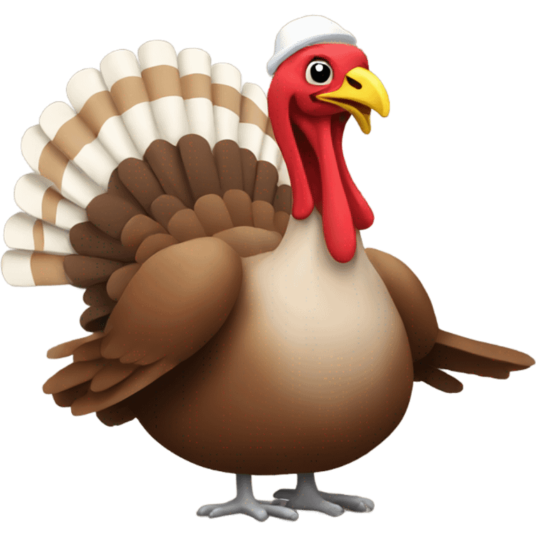 Turkey driving  emoji