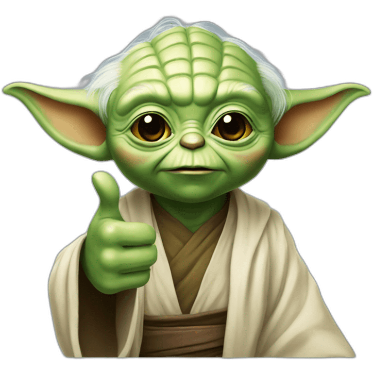 yoda thumbs up emoji