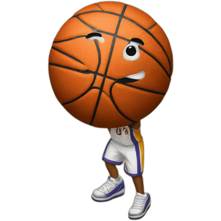 una canasta de basquet emoji