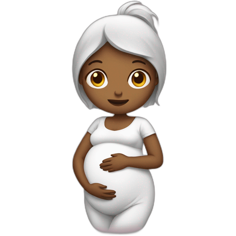 pregnant lady emoji