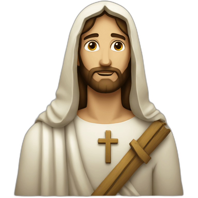 jesus with leper emoji