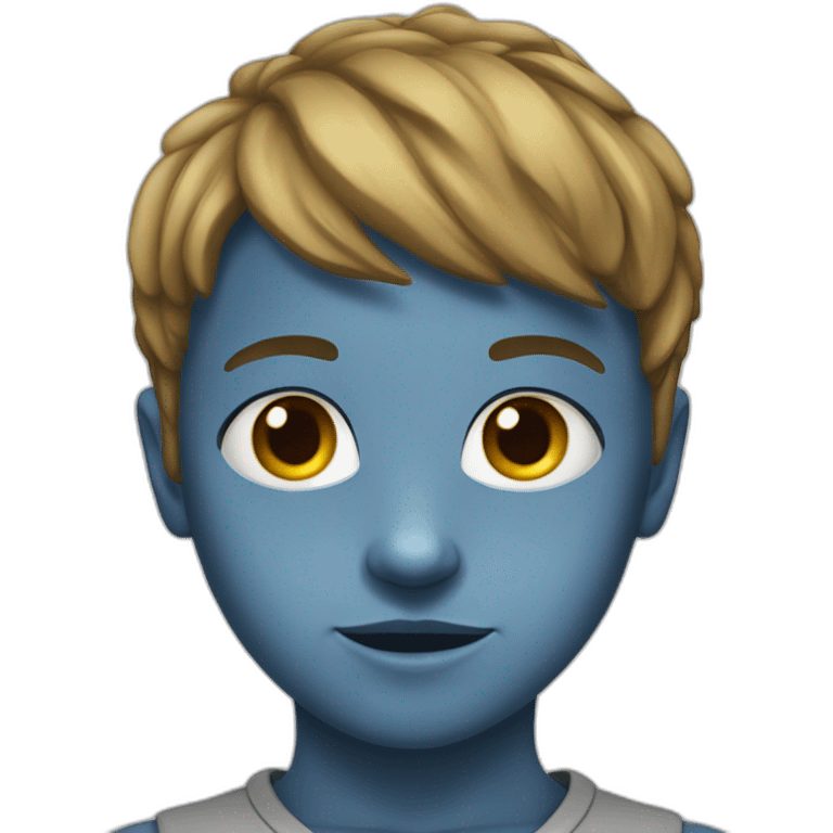 enfant au yeux bridé emoji