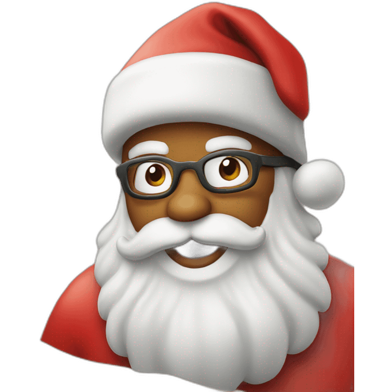 santa claus in the beach emoji