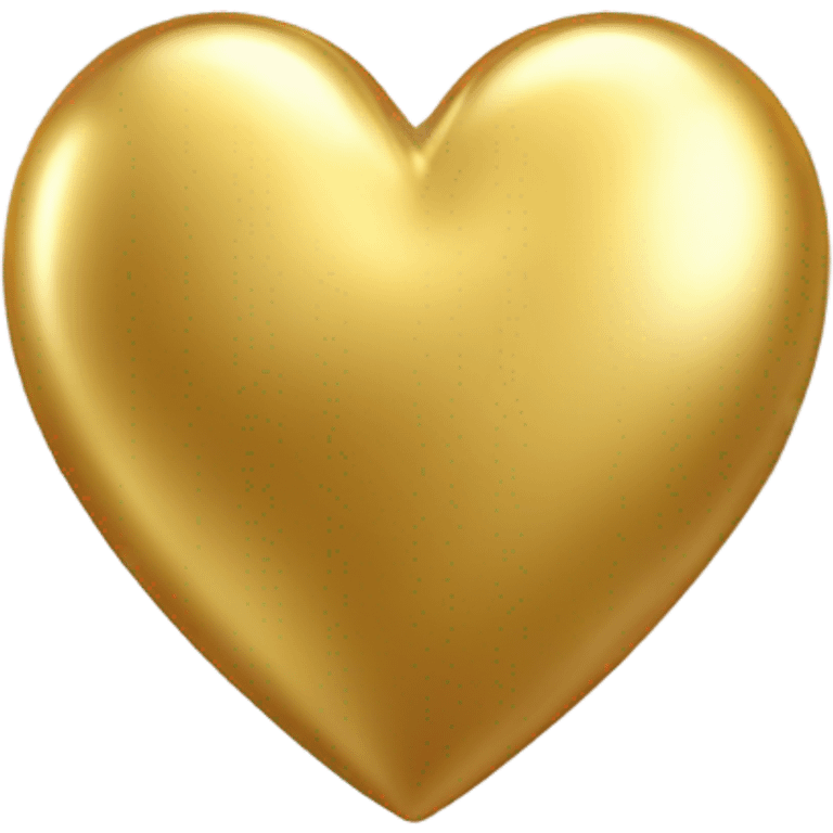 shining gold heart emoji