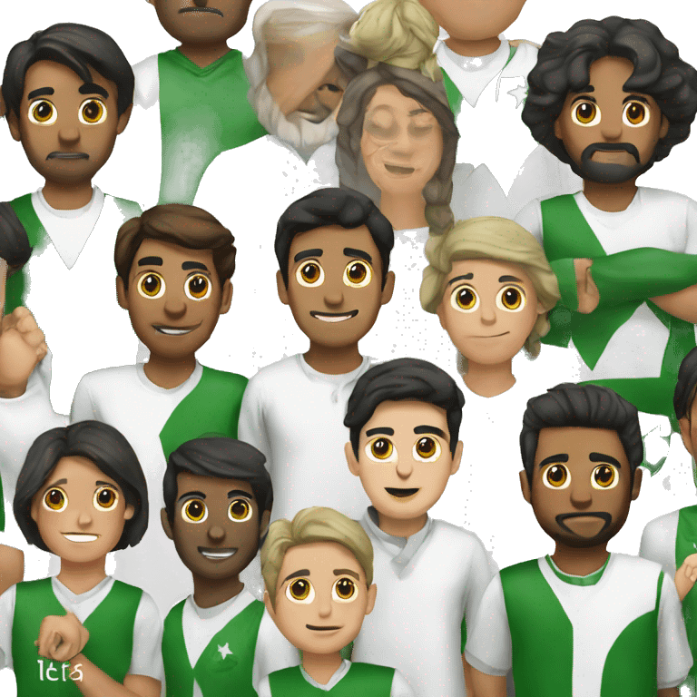 Pakistan green emoji