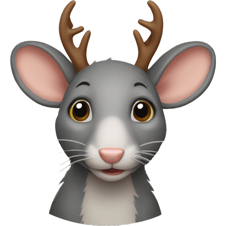 rat deer emoji