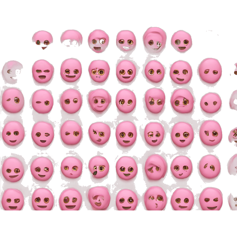 Vintage pink emojis  emoji