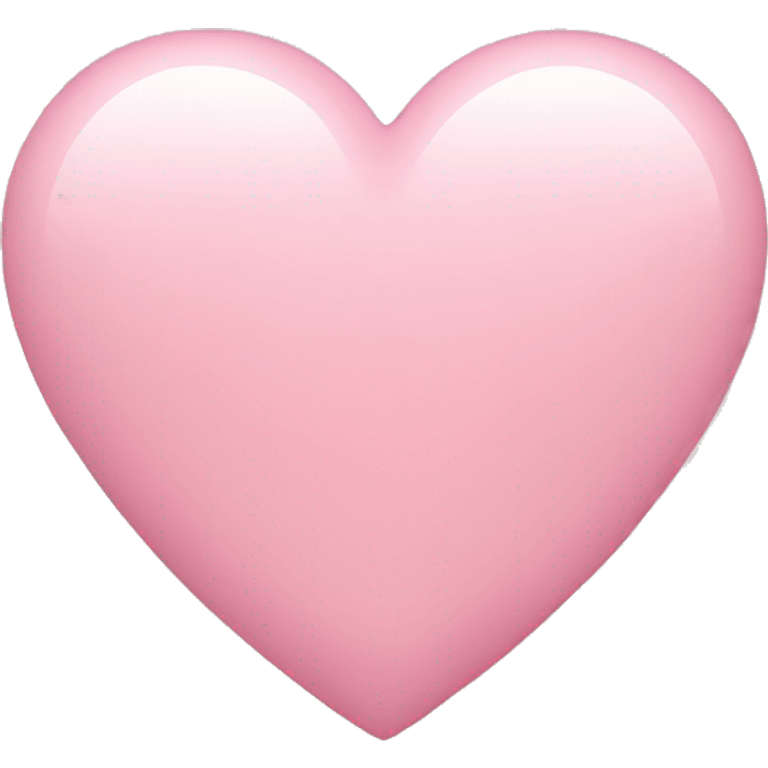 Light pink heart emoji