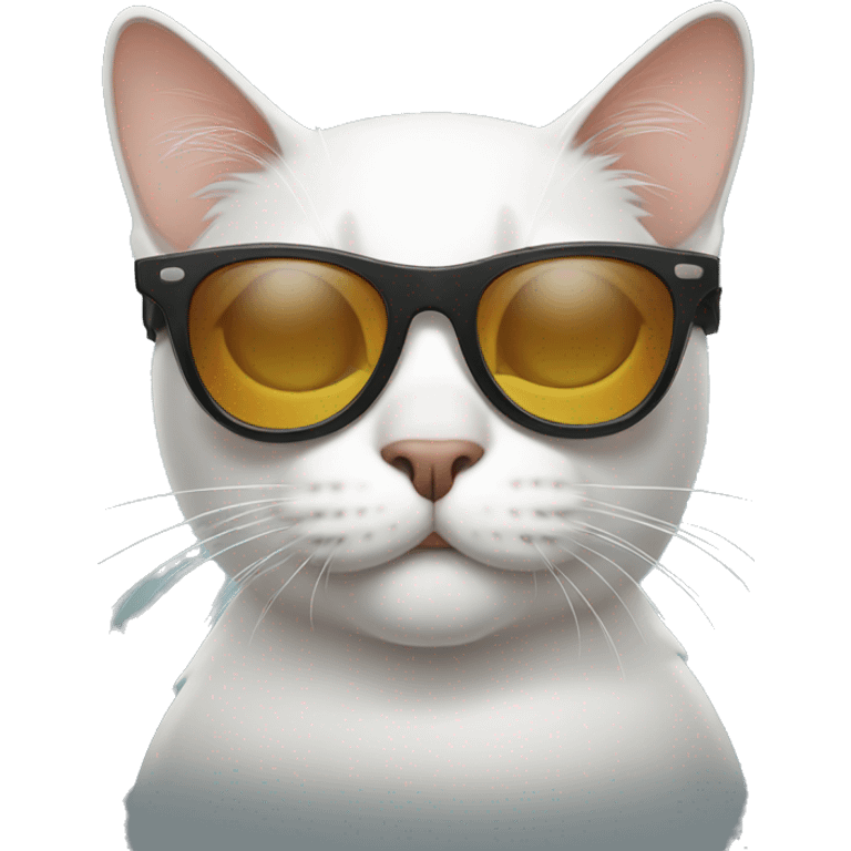 cat wearing sunglasses emoji